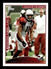 2009 Topps #288 Larry Fitzgerald League Leaders C035