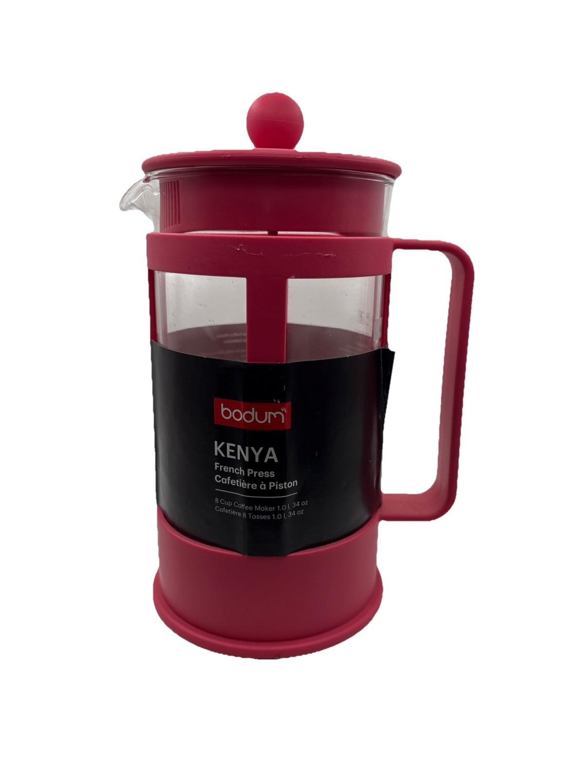 Bodum Kenya French Press-8 Cup (34 oz) Bubblegum Pink-NWT-In
