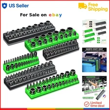 Tool Box Organizer Set Stainless Steel 6-Piece Storage Magnetic Rubber