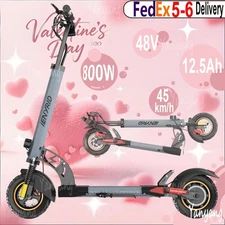 Adults Electric Scooters 12.5Ah Battery 45km Range USA Warehouse Green commuting