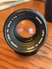   Canon FD 50mm 1.4 S.S.C Lens - Classic Prime Lens