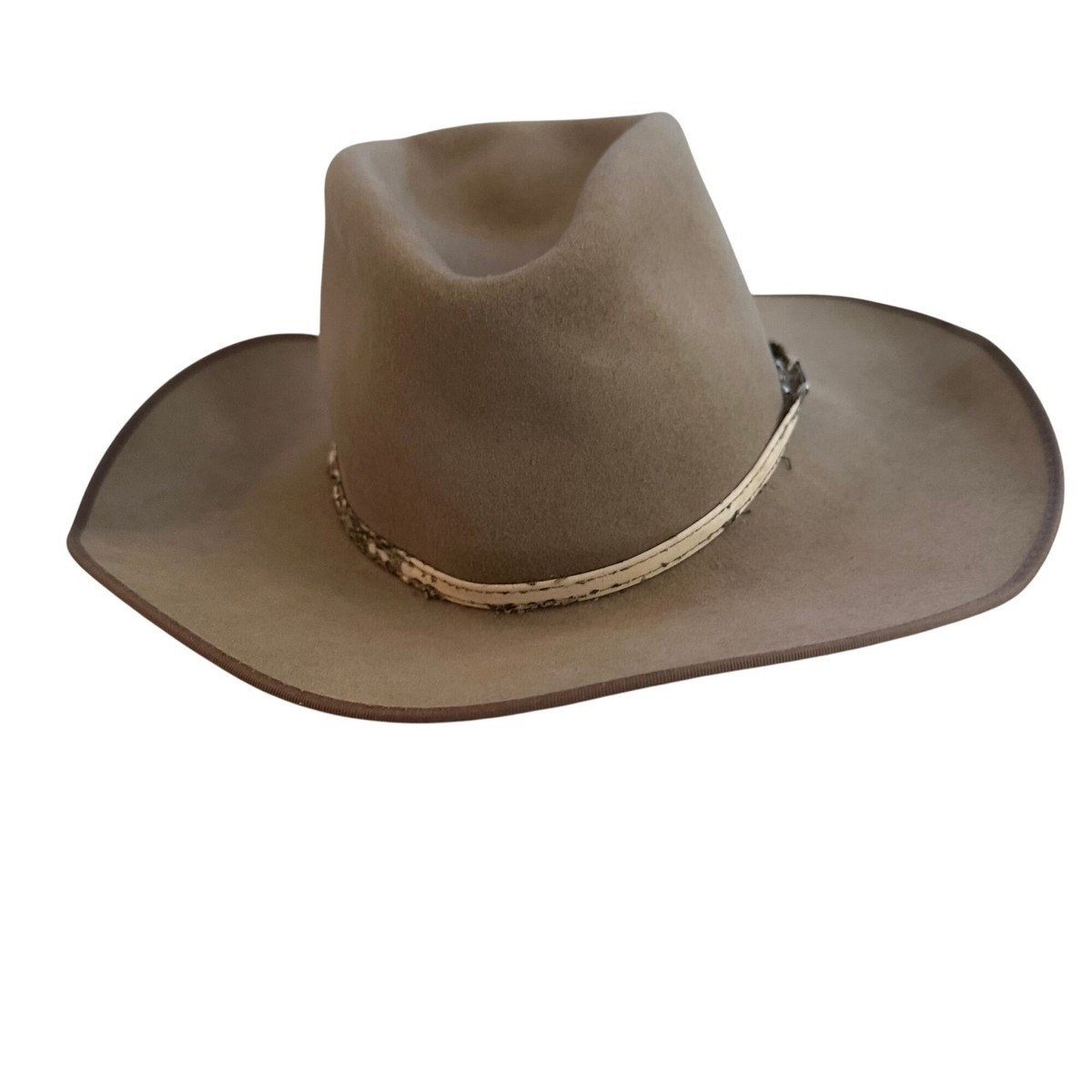 Stetson Stallion XXX Premium Wool Cowboy Hat Size 1/8 Beige