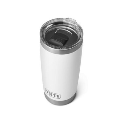 YETI Rambler 20 oz Tumbler Weiß Isolierbecher Edelstahl Reisebecher Neu & OVP