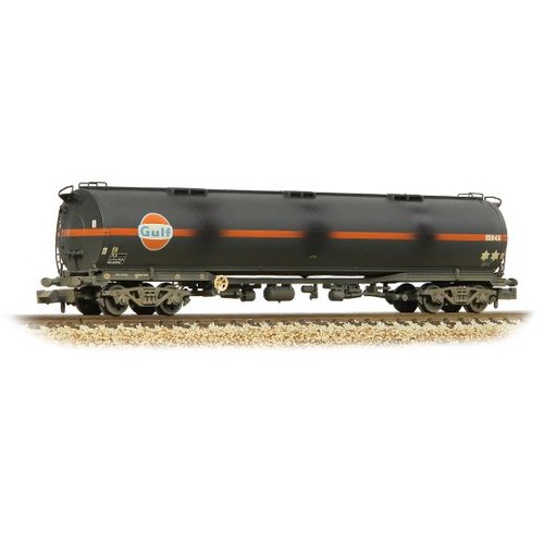 Graham Farish 373-565A BR 102T TEA Bogie Tank Wagon Gulf Black Weathered 85047 N | Condition: New