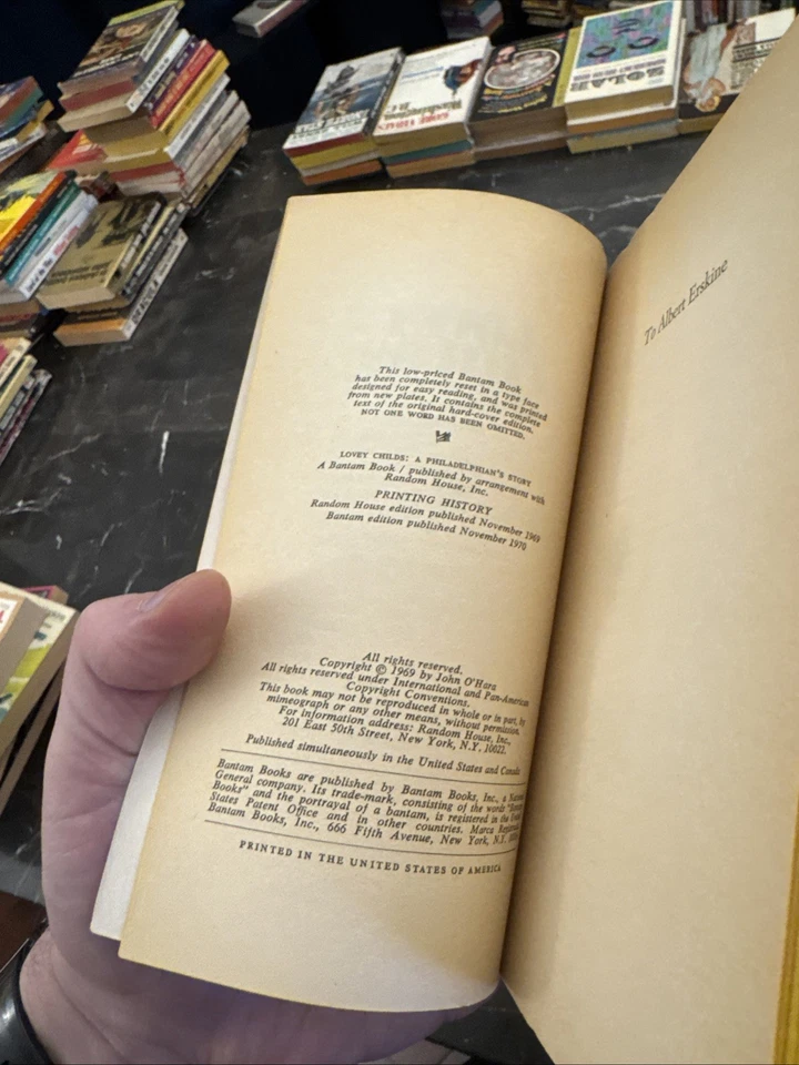 Lovey Childs Джон О'Хара винтажный литературный слизь GGA в мягкой обложке Bantam - Изображение 4 из 4