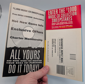 Double Switch (Sega CD, 1993) - CIB Complete With Reg Card - Tested