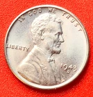 1943-D Lincoln Wheat Cent Penny GEM BU From an Original Bank Roll