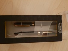 ONLINE Eleganza Schreibset schwarz/gold Kugelschreiber u. Füller Geschenkset Neu