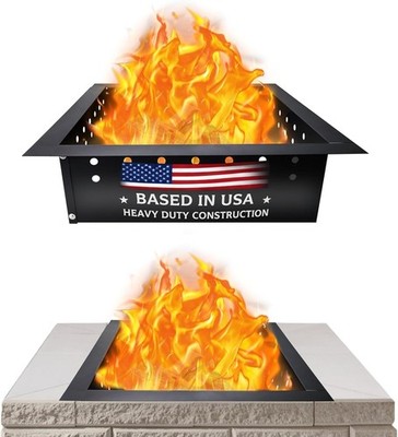 FEBTECH Smokeless Fire Pit Insert 36'' OD & 30'' ID with Heat Resistant Coating