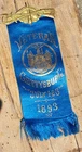 Civil War US  Gettysburg Veteran Reunion New York Ribbon Badge 1893 Nice