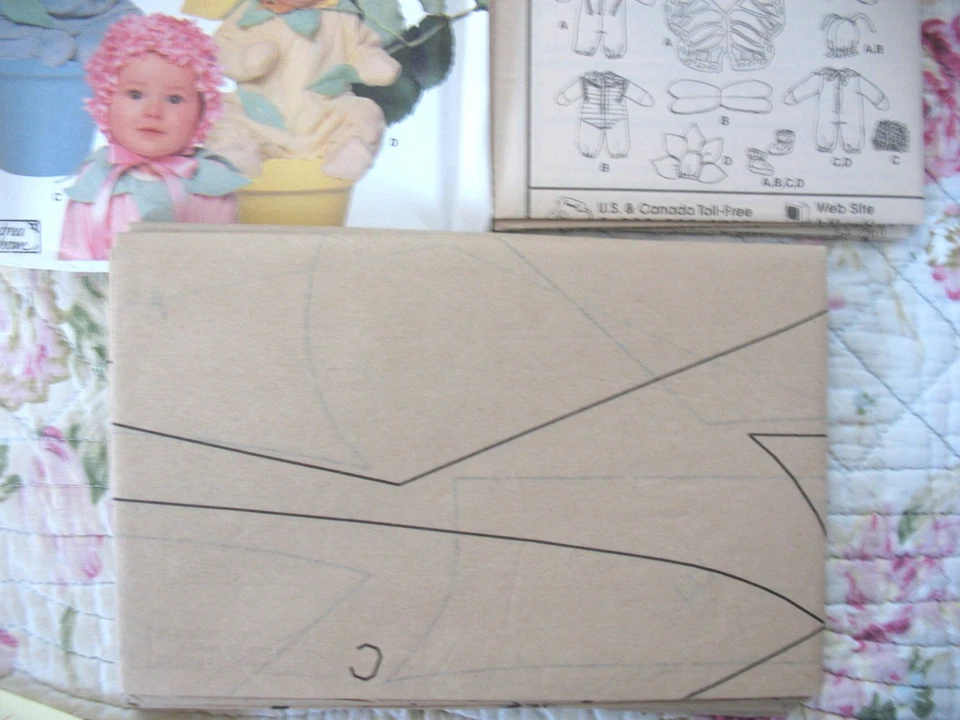 Simplicity Sew Pattern 5881 TODDLER'S FLOWER BEE + BUTTERFLY Halloween 1/2-4 - Image 4 of 4