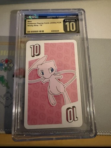 Pokemon Playing Card Mew Promo Deck CGC Pristine 10