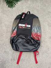 Ironman Black 22" Eagleman 70.3 Backpack Bag Wet Pocket Water Resistant Gear