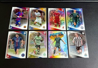2026 Topps Chrome UCC - 8 x ( Lamine Yamal, Salah, Bellingham, Haaland ... )