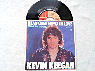 7'' Single  Kevin Keegan  - Head over heels in love & MOVE ON DOWN -