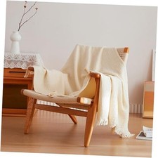 Cotton Muslin Throw Blanket 4 Layers for Throw 50" x 60" 4 Layers - White