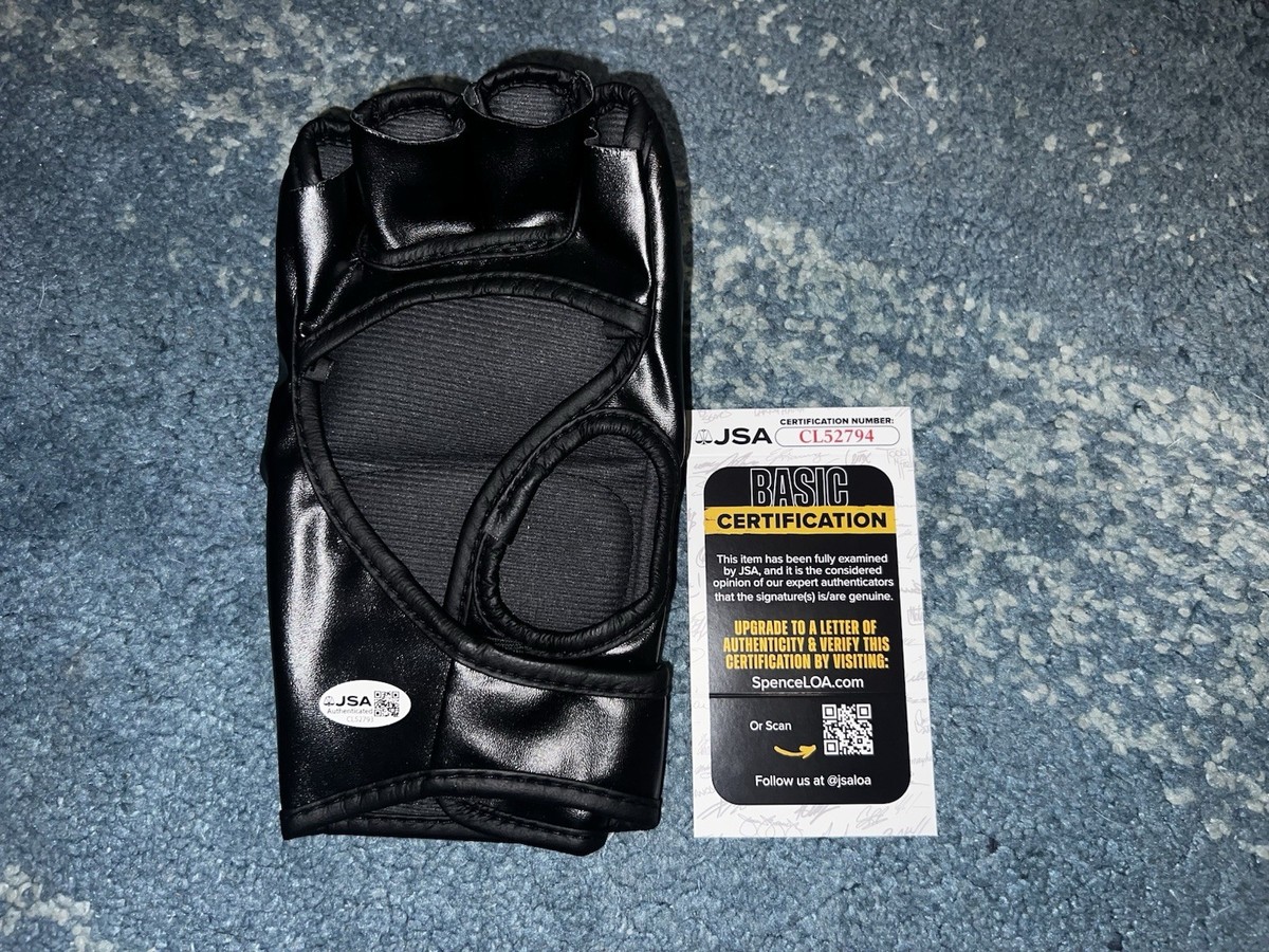 Tommy Gunz McMillen Signed UFC Boxing Glove UFC Future Champ JSA