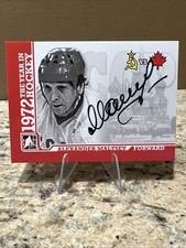 2009-10 ITG 1972 The Year in Hockey Alexander Maltsev AUTO Russia Hockey #A-AMA