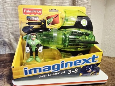 New 2009 Fisher price Imaginext DC Super Friends Green Lantern Jet Sealed NIP.