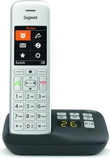 ""GIGASET"" CE575 A Schnurloses Telefon-Silber/Schwarz mit Anrufbeantworter: NEU