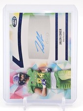 JALEN COKER 2024 SAGE ASPIRE FOOTBALL ROOKIE AUTO BLUE FOIL PANTHERS Q1134