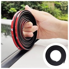 16.4Ft Car Weather Stripping T-Shape Cuttable Windshield Trim Sunroof Seal