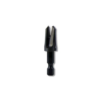 Make it Snappy 1/4 in X 2 in Steel Tapered Plug Cutter Hex 40316