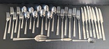Unbranded Stainless Silverware China 30 PC. Service For 4  Extra Paxton Looking