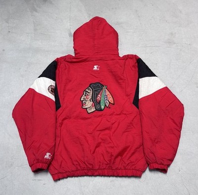 Chicago Blackhawks Vintage Starter Puffer Jacket Size XL