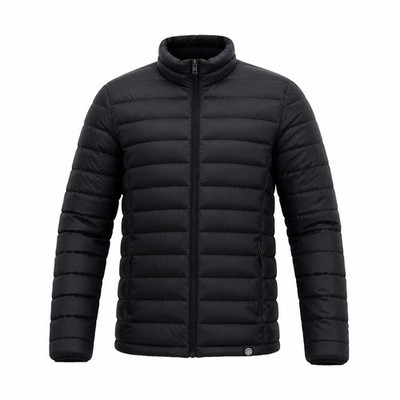 REI Co-Op 650 Down Jacket Mens M Black Puffer Full Zip Quilted Lightweight