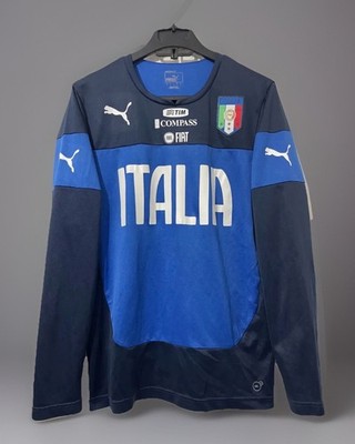 Jersey Italy 2014 Long Sleeve Larga Small Puma ⚽️ | eBay