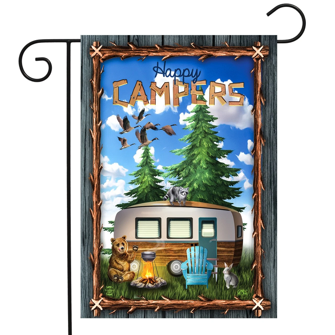 Briarwood Lane Camper Garden Flag - Thumbnail 2