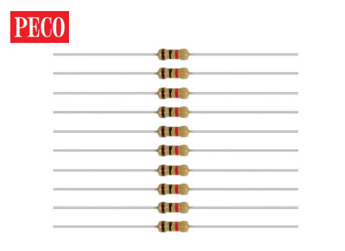 2KPL-29 - 10 x 1000 Ohm Widerstände für LEDs (Skala N/HO/OO/O)++Plus Sparposten | Condition: New
