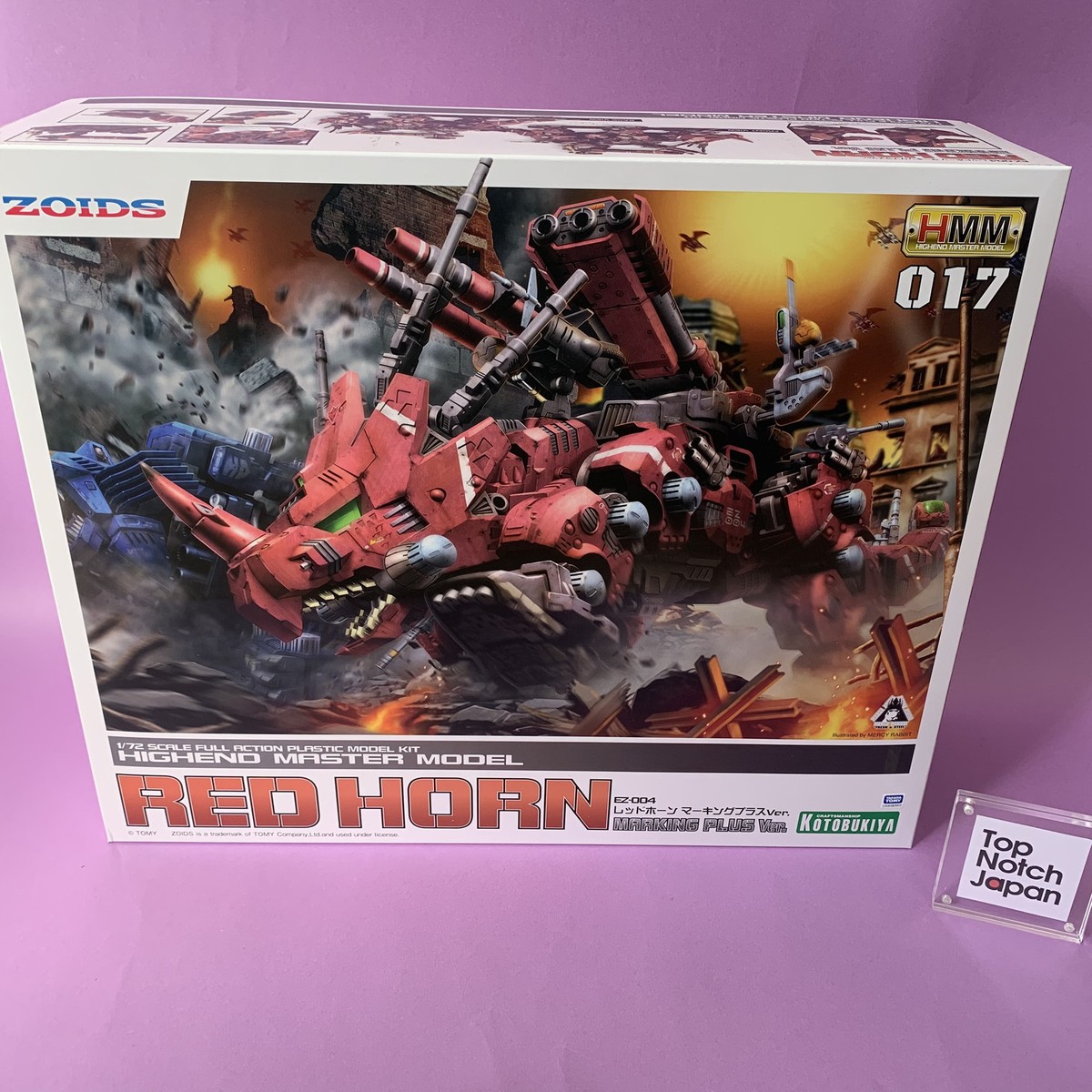 KOTOBUKIYA ZOIDS EZ-004 Red Horn Marking Plus Ver. Total