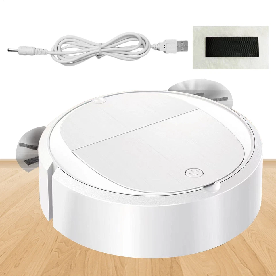 Mini-Kehrroboter, leistungsstarke Saugkraft, kleiner Roboterreiniger, batteriebe - Bild 3 von 4