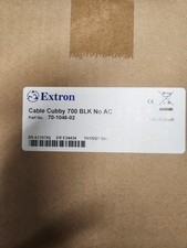 Extron 70-1046-02 Cable Cubby 700 Br Al No AC. NEW OPEN BOX