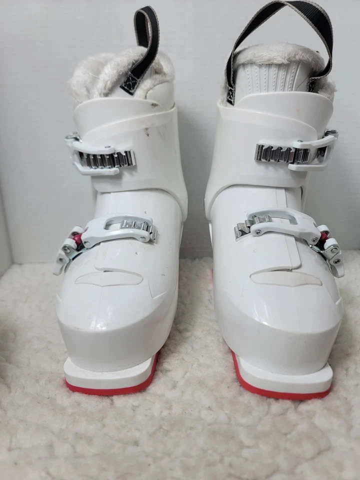 Alpina AJ2 Niñas Niños Botas de Esquí Blanco Rosa Imitación Piel Junior Talla 200 EE. UU. 1 UE 32 Foto 2 de 4