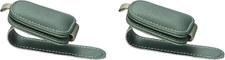 Sunglass Holder for Car, Magnetic Leather Sunglasses Holder and Ticket Card Clip