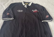 NEW Lincoln Motorsports ARCA Racing Polo Men 2XL Black Made in USA NWT
