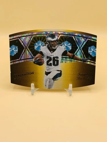2025 Panini Revolution Football Fractal Saquon Barkley #9