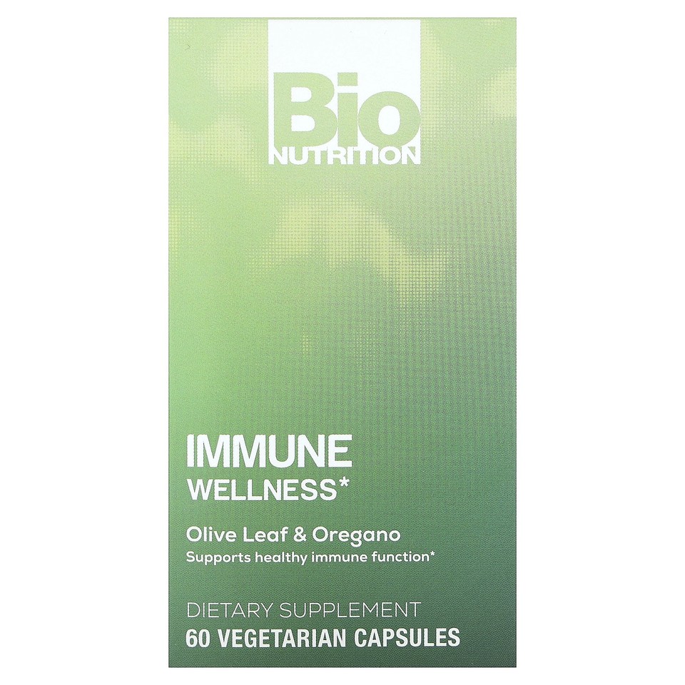 Immune Wellness, Olive Leaf & Oregano, 60 Vegetarian Capsules