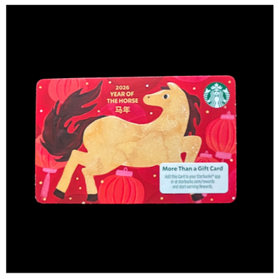 STARBUCKS NEW YEAR LUNAR 2012-2026 Gift Card COLLECTIONS-Choose