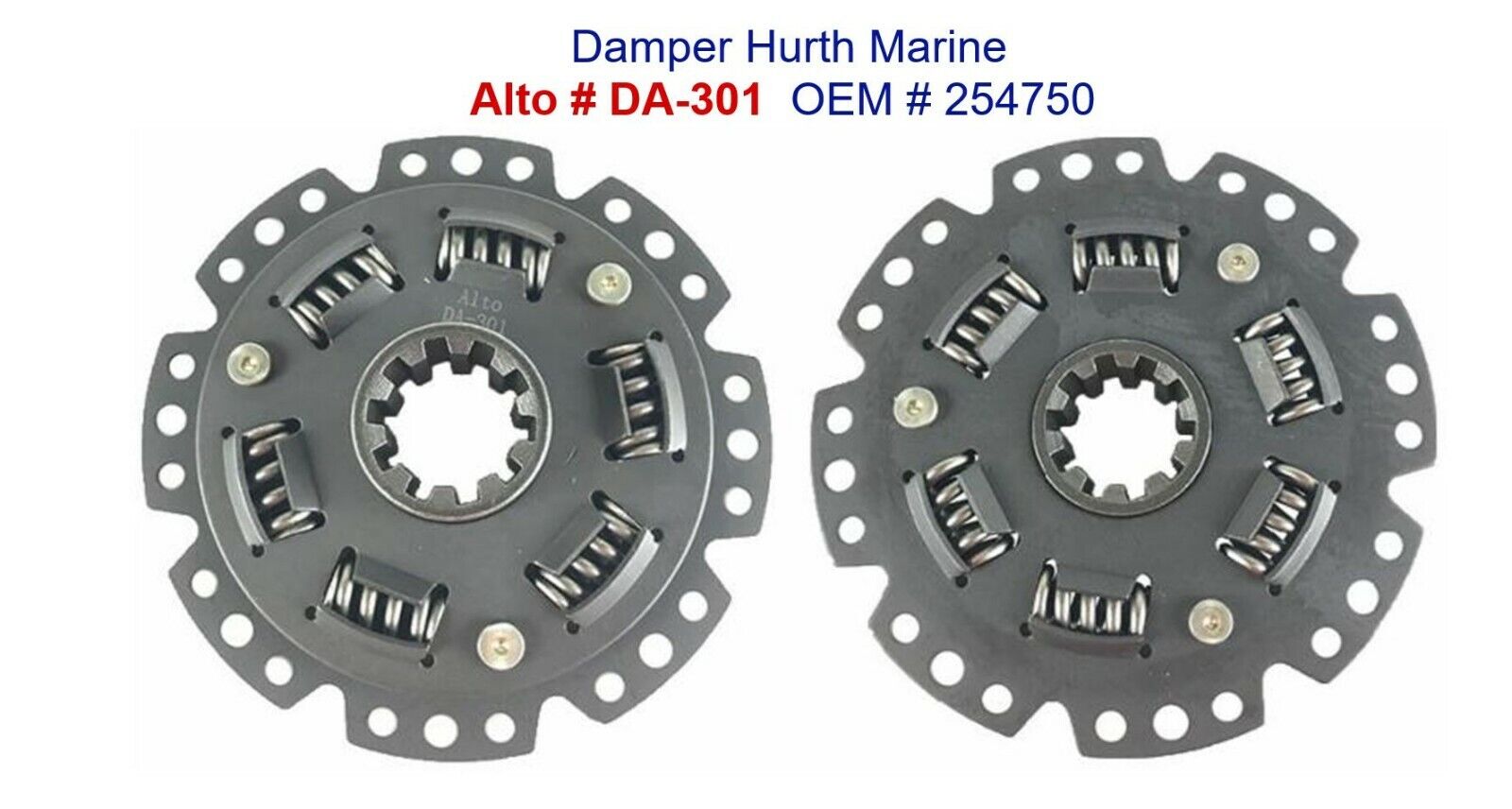 Replacement Damper for Hurth ZF Marine Transmission 254750 10 Sp