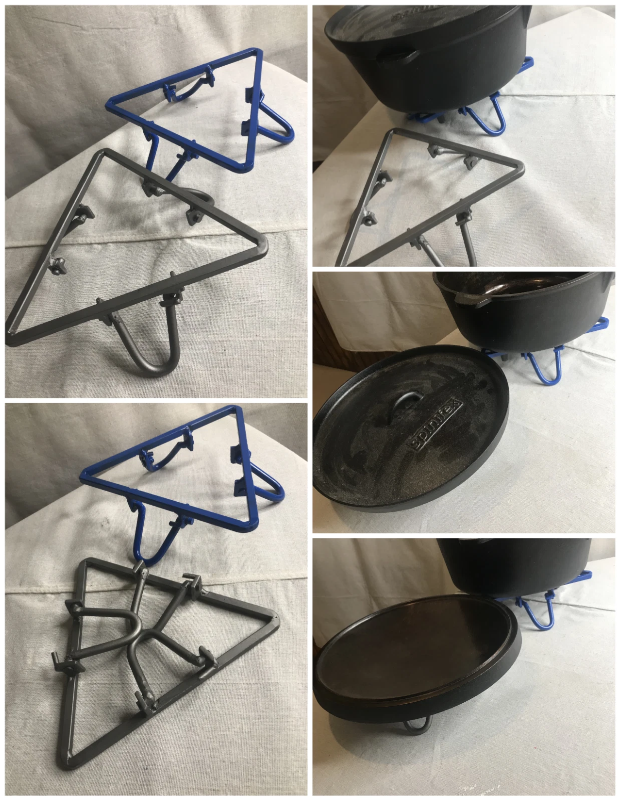 CAMP / DUTCH OVEN AND LID STANDS