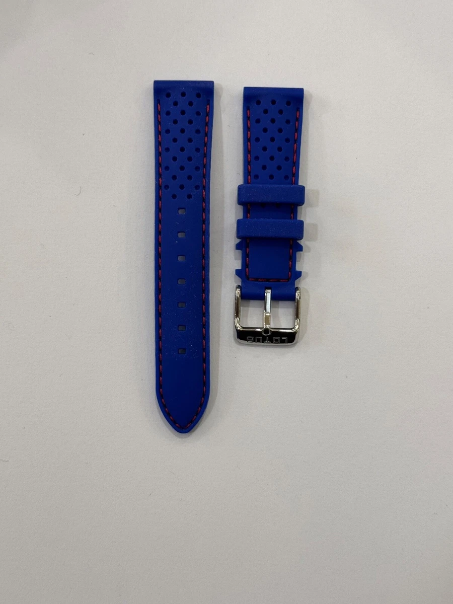 Cinturino Orologio In Gomma Silicone 18-24mm Con Chiusura Deployante &ndash; Adatto Per Movado