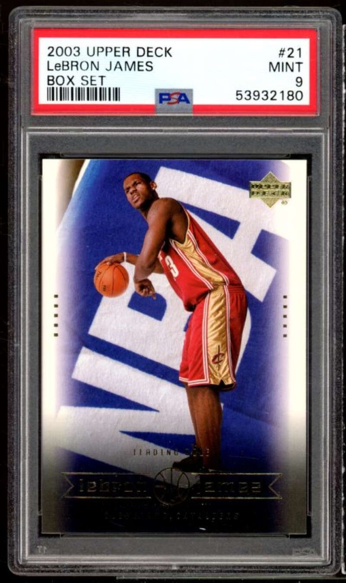 LeBron James Rookie Card 2003 Upper Deck LeBron James Box Set #21