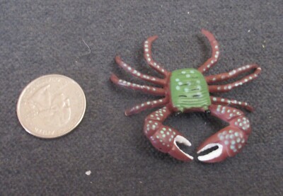 Play Visions (PV) 1996 Striped Shore Crab - 2½'' wide