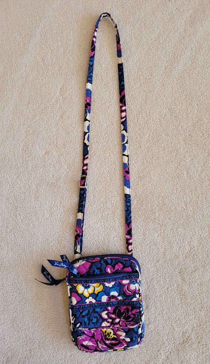 VERA BRADLEY African Violet Floral & Leopard Quilted  display picture 2
