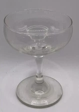 Vintage Small Size Clear Crystal Glass Drinking Mug