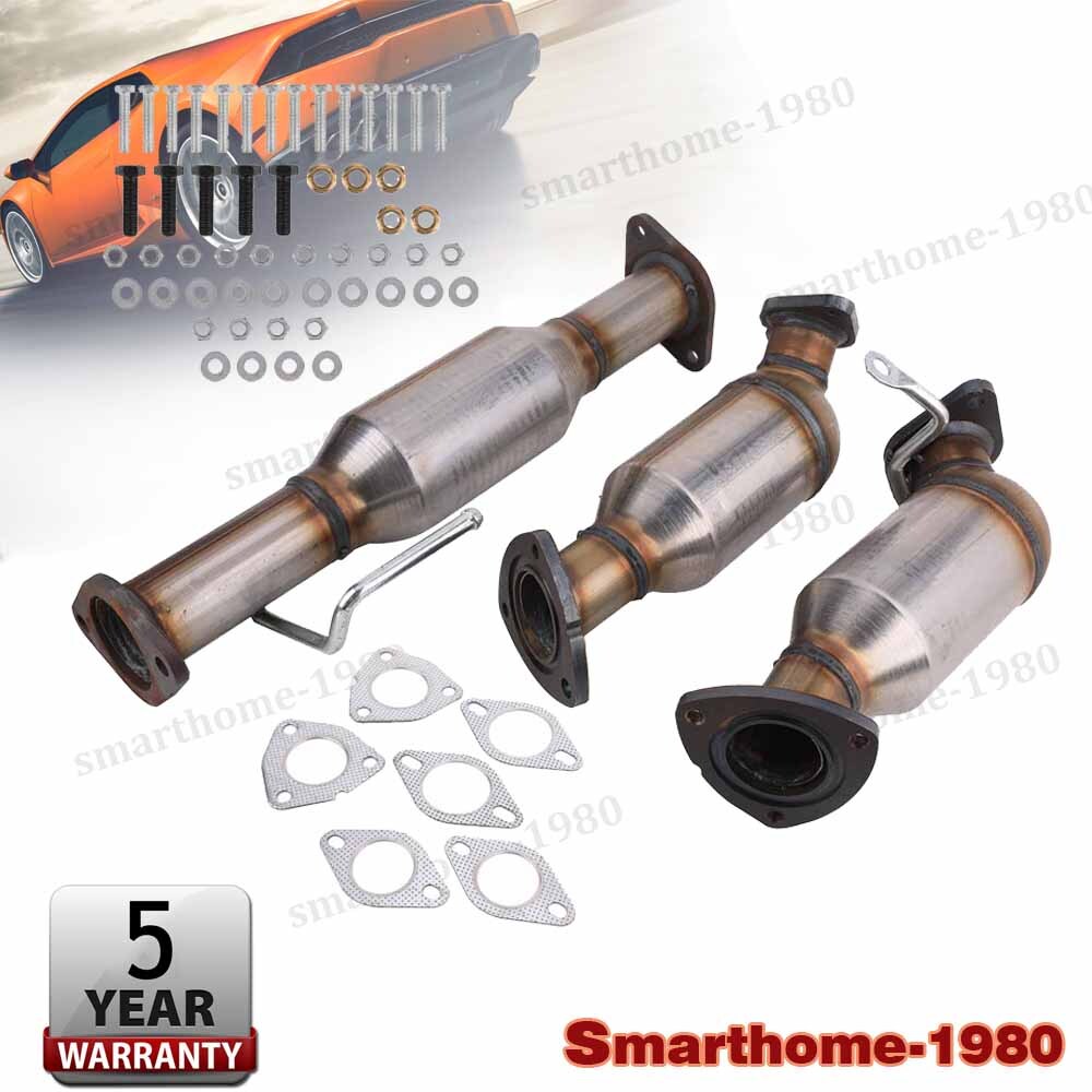 3Pcs Catalytic Converter Set For 07-17 Buick Enclave/Chevy